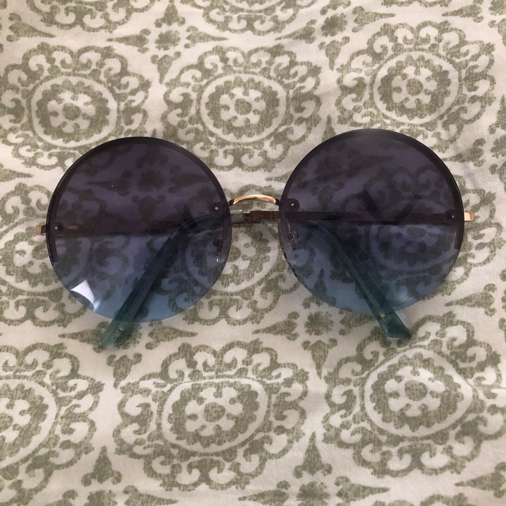 Blue sunglasses